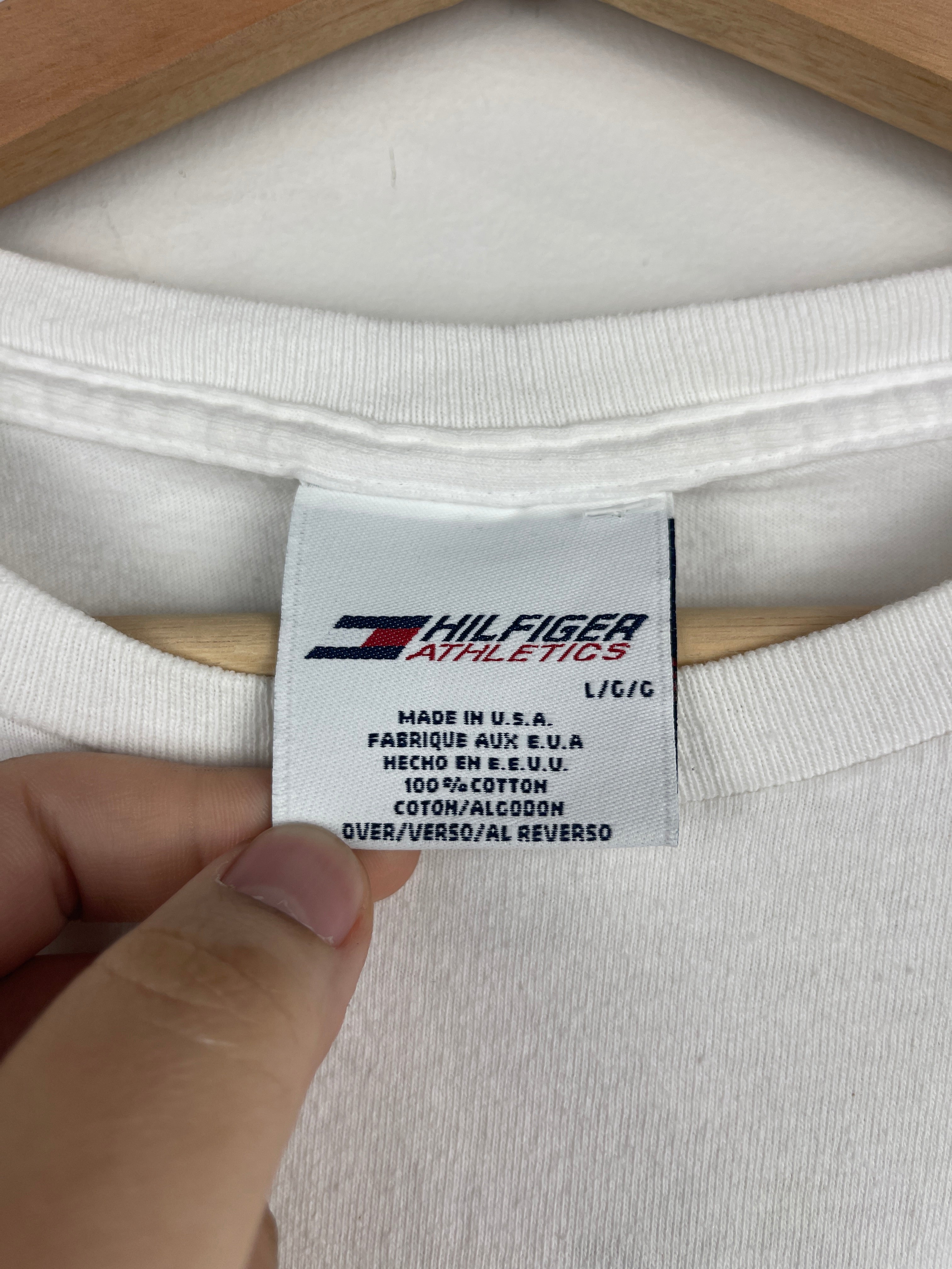 Vintage 90s Tommy Hilfiger Athletics White Tee