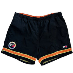 Vintage 90s Tommy Hilfiger Athletics Surfing Black Nylon Shorts