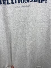 Vintage I Wear The Pants in The Relationship When Im Told I Can Comedy Grey Tee