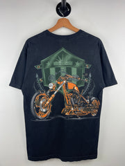Vintage American Chopper Liberty Bike Black Tee