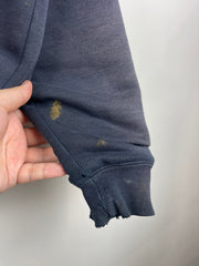Vintage Carhartt Thermal Lined Faded Navy Zip Up Hoodie