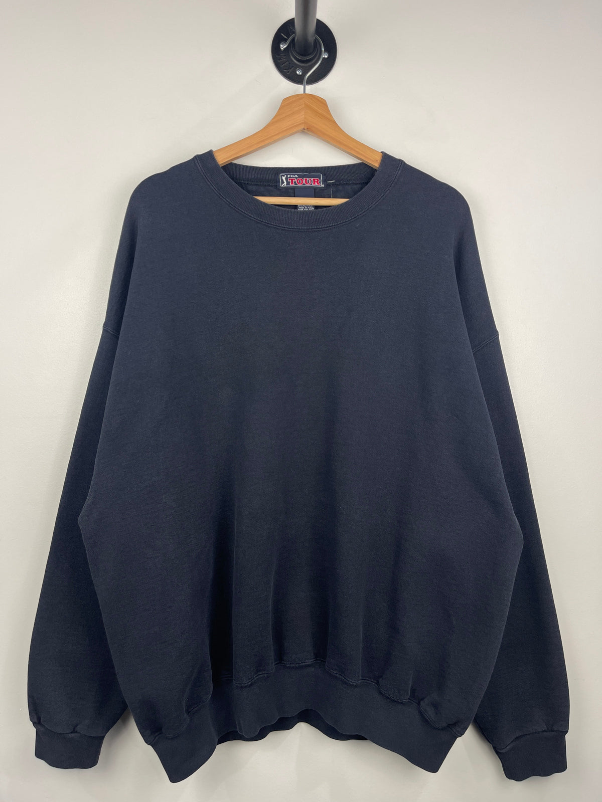 Vintage 90s Russell Athletic PGA Tour Blank Navy Crewneck