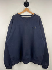 Vintage Champion Embroidered Navy Crewneck