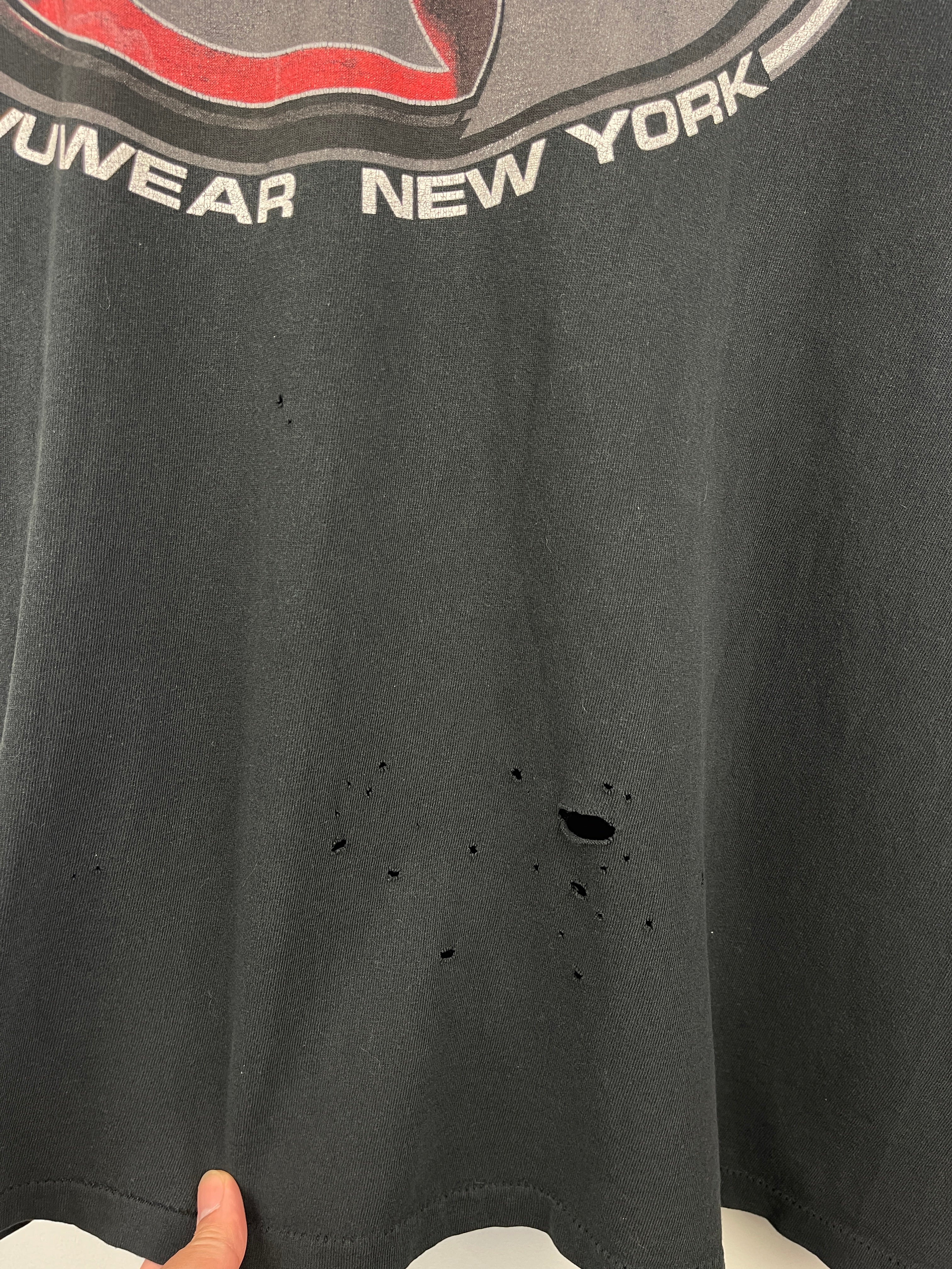 Vintage 90s Wu Tang Wu Wear New York Black Rap Tee