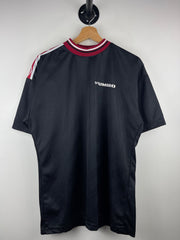 Vintage 90s Umbro Black & Red Soccer Jersey