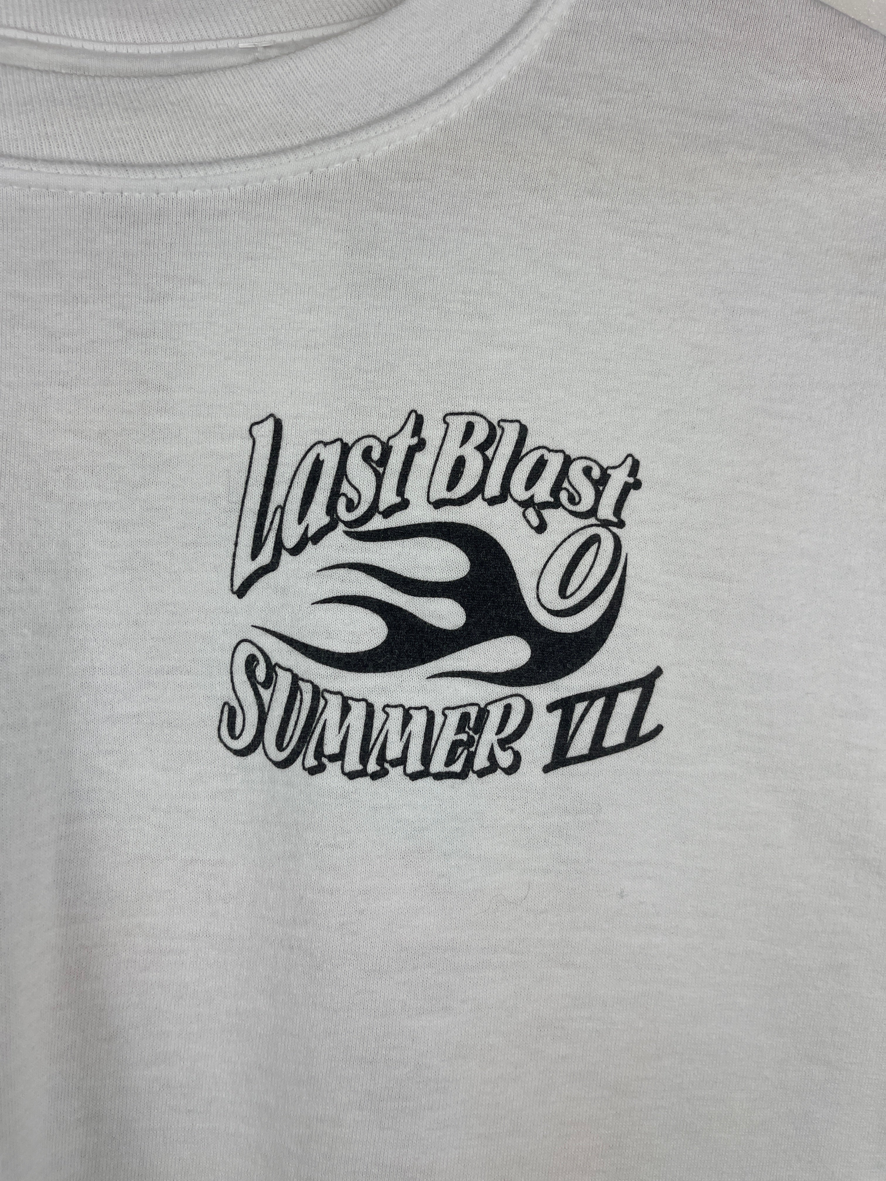 Vintage Last Blast Summer Classic Car Show White Tee