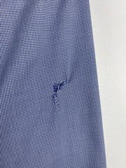 Vintage Jos. A. Bank Plaid Blue Long Sleeve Button Up Shirt
