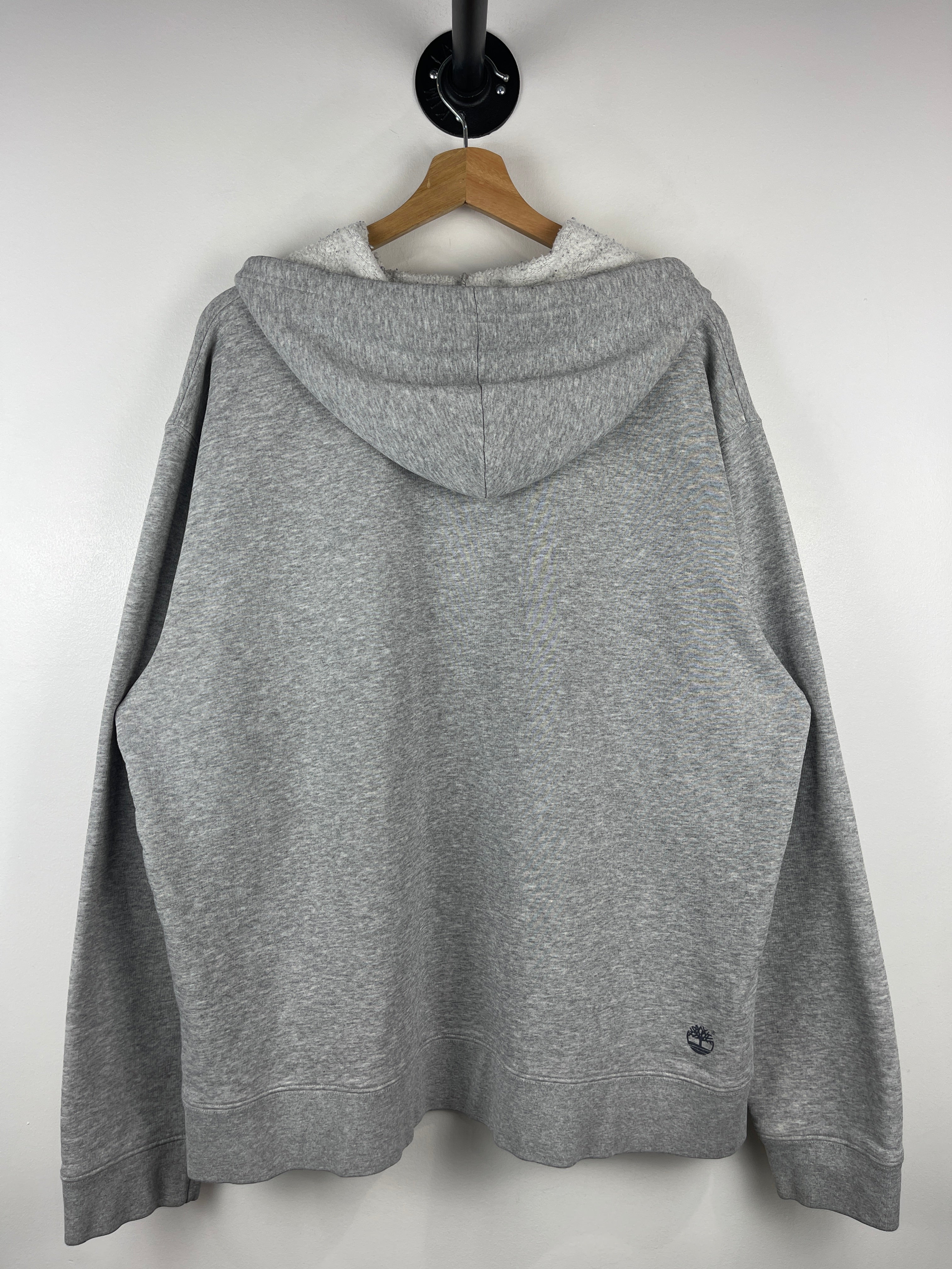Vintage 90s Timberland Boots Embroidered Grey Hoodie