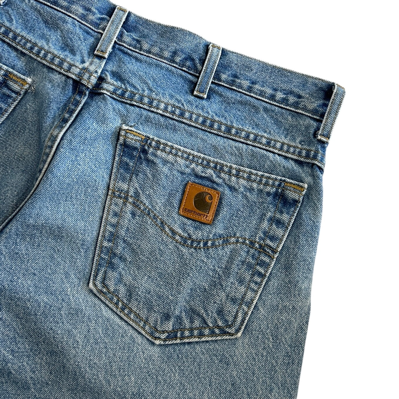 Vintage Carhartt Blue Denim Shorts