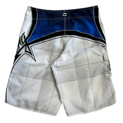 Vintage Billabong Surf Embroidered White Board Shorts