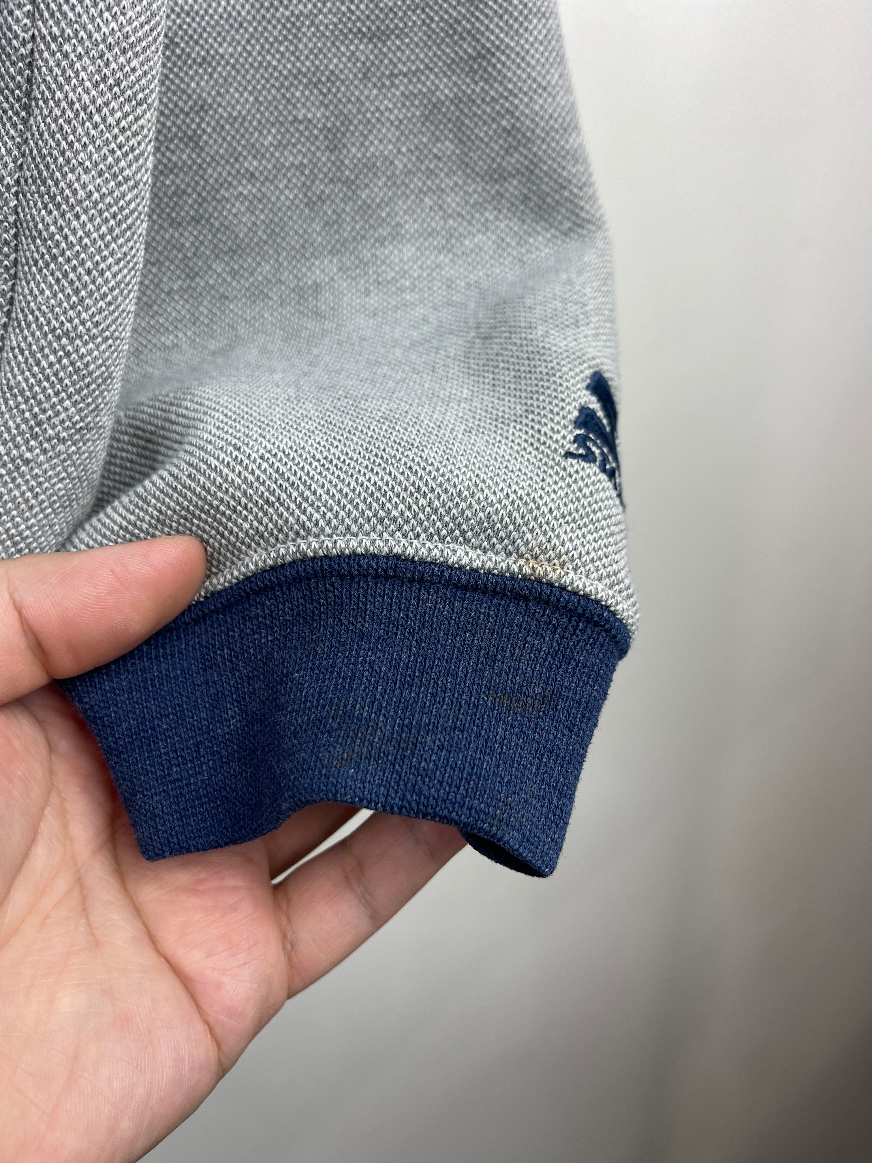 Vintage 90s Starter Michigan Embroidered Grey & Navy Crewneck