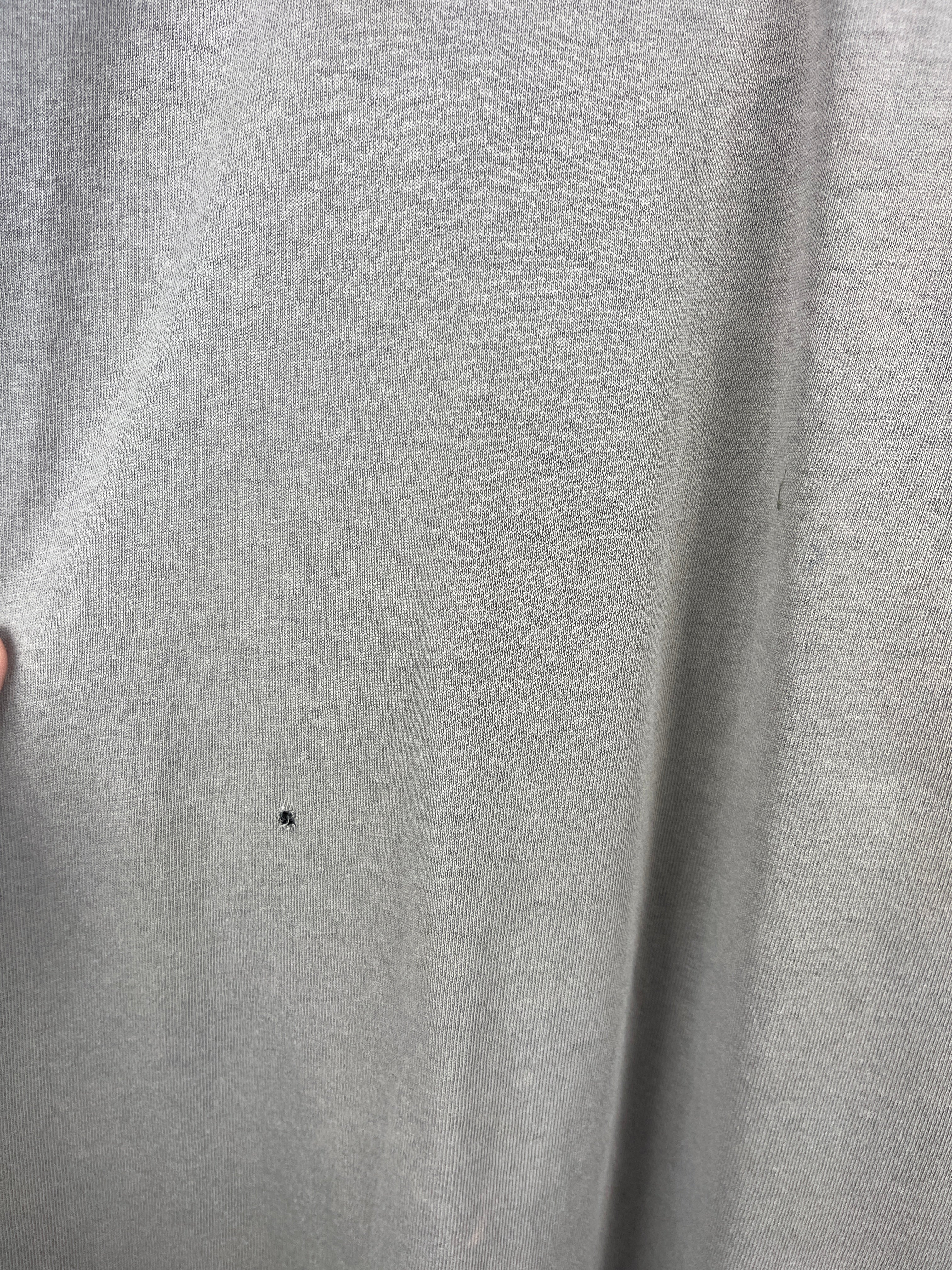 Vintage Adidas Faded Grey & Red Ringer Tee