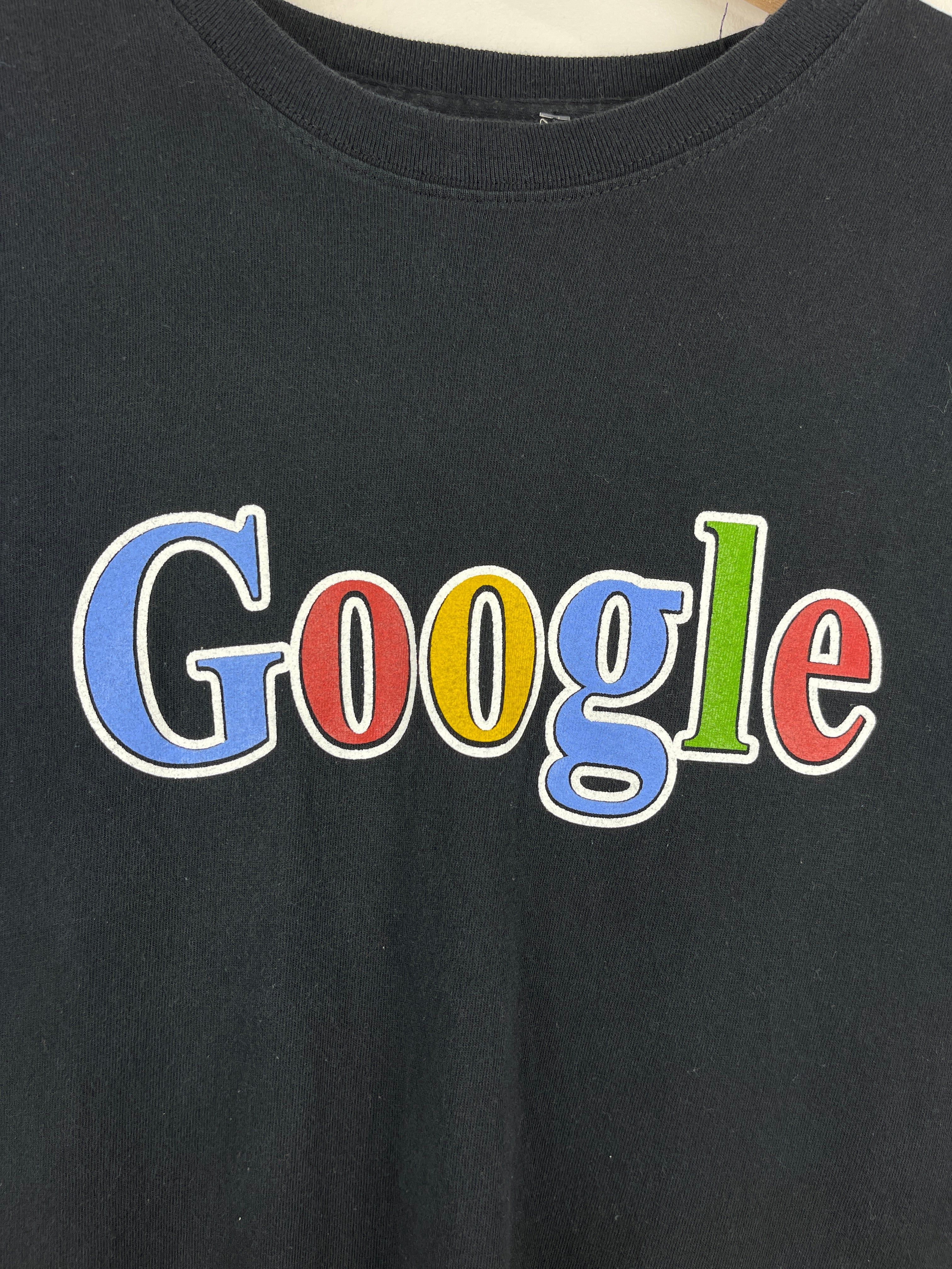 Vintage Google I Don't Need Google My Wife Knows Everything Comedy Black Tee