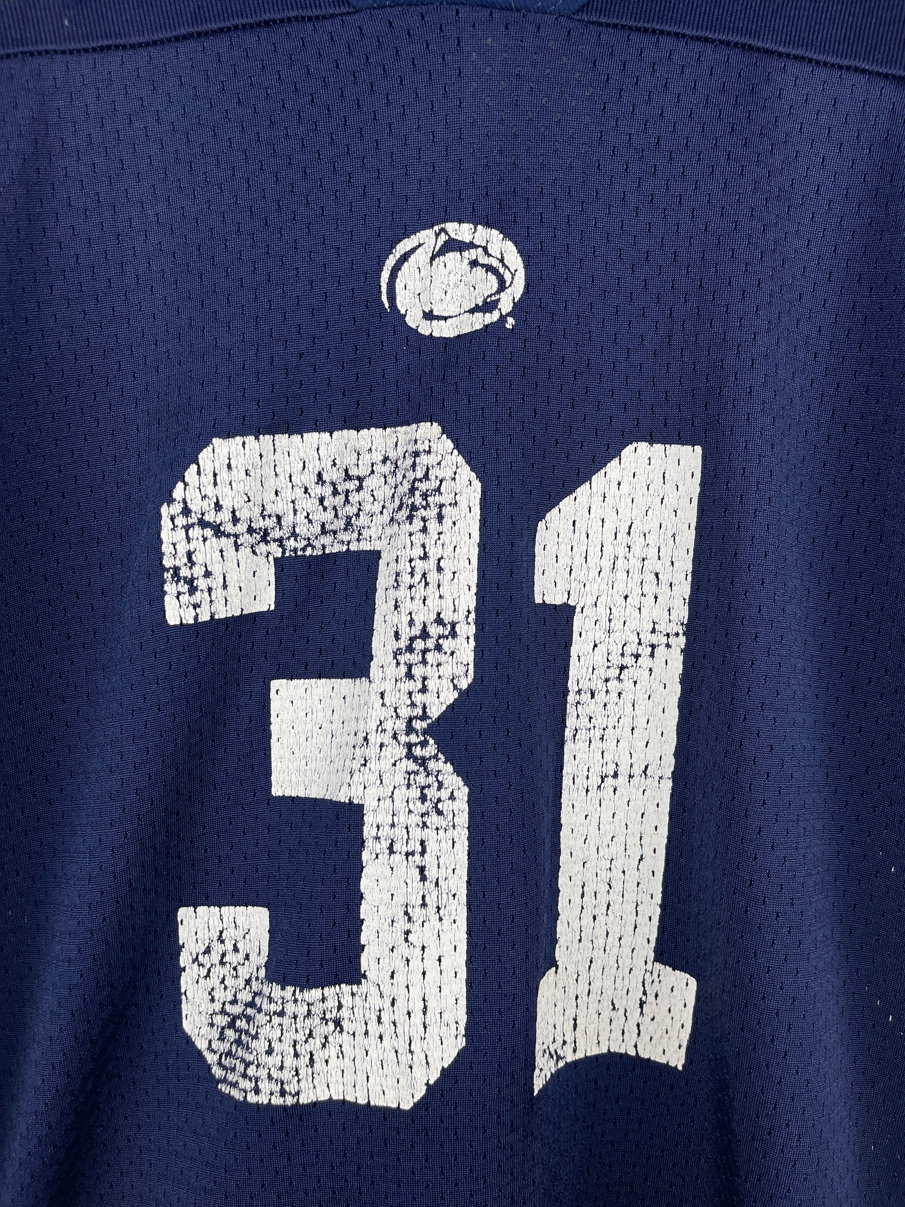 Vintage 90s Russell Athletic Penn State Nittany Lions Navy Football Jersey