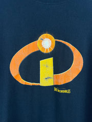 Vintage Disney The Incredibles Movie Promo Black Long Sleeve
