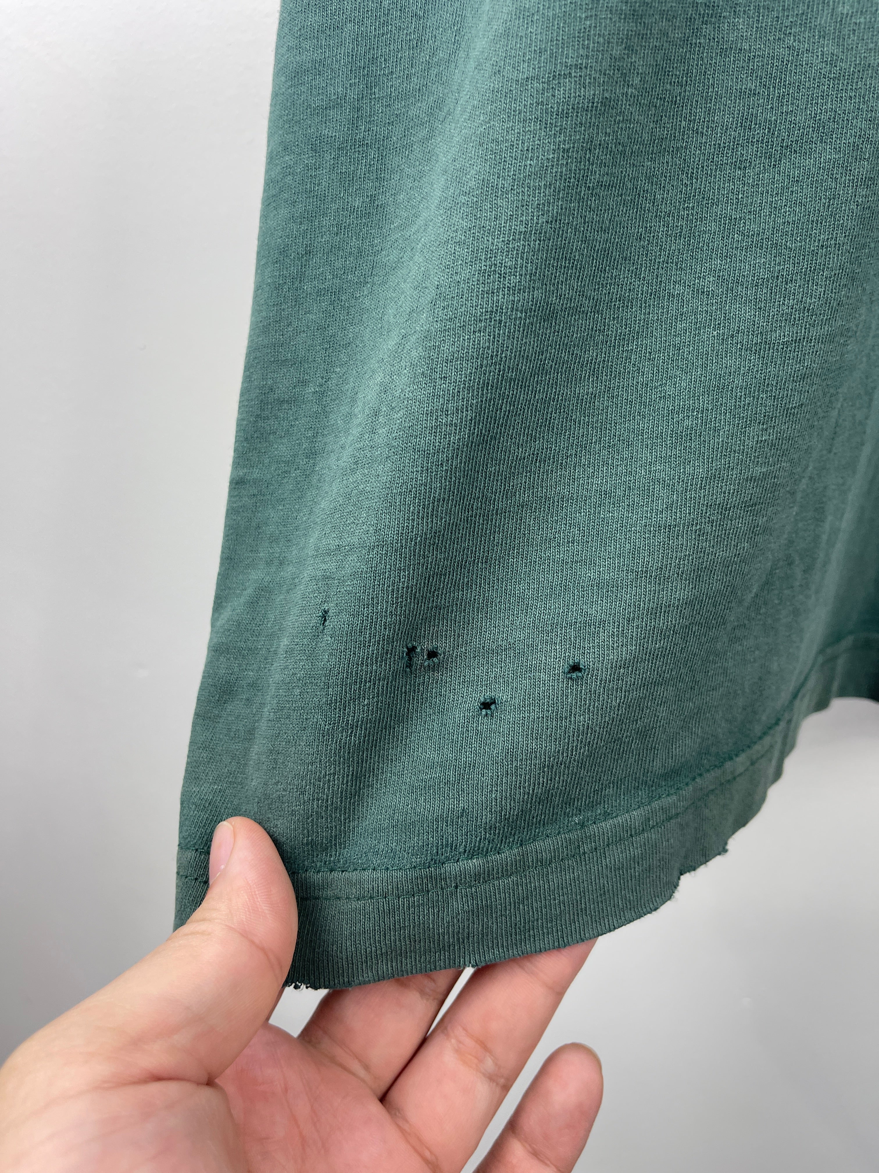 Vintage Carhartt Thrashed Green Pocket Tee
