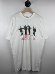 Vintage 90s The Beatles Help! I Need Somebody White Tee