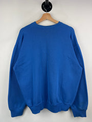 Vintage 90s Tultex Blank Blue Crewneck