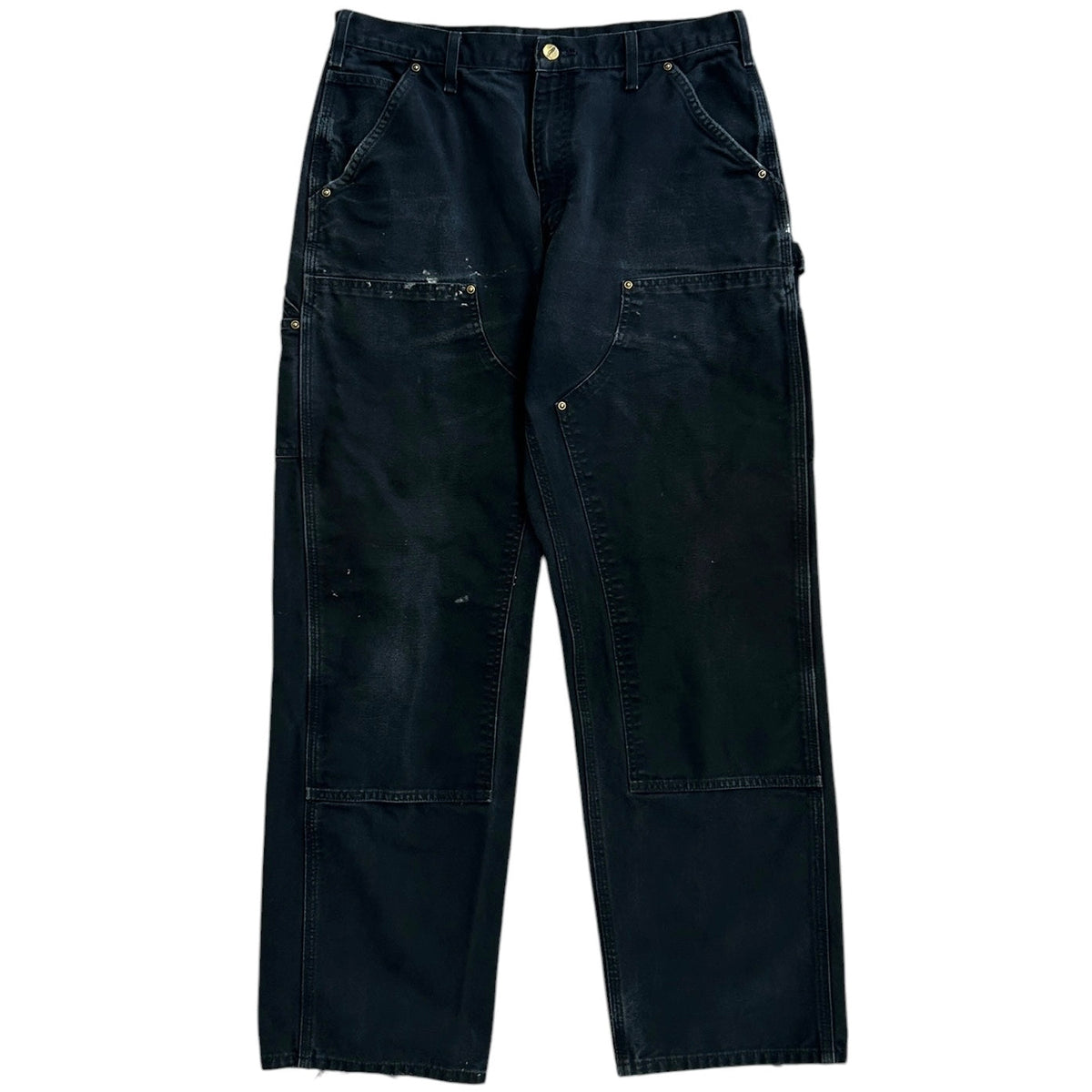 Vintage Carhartt Double Knee Faded Black Work Pants