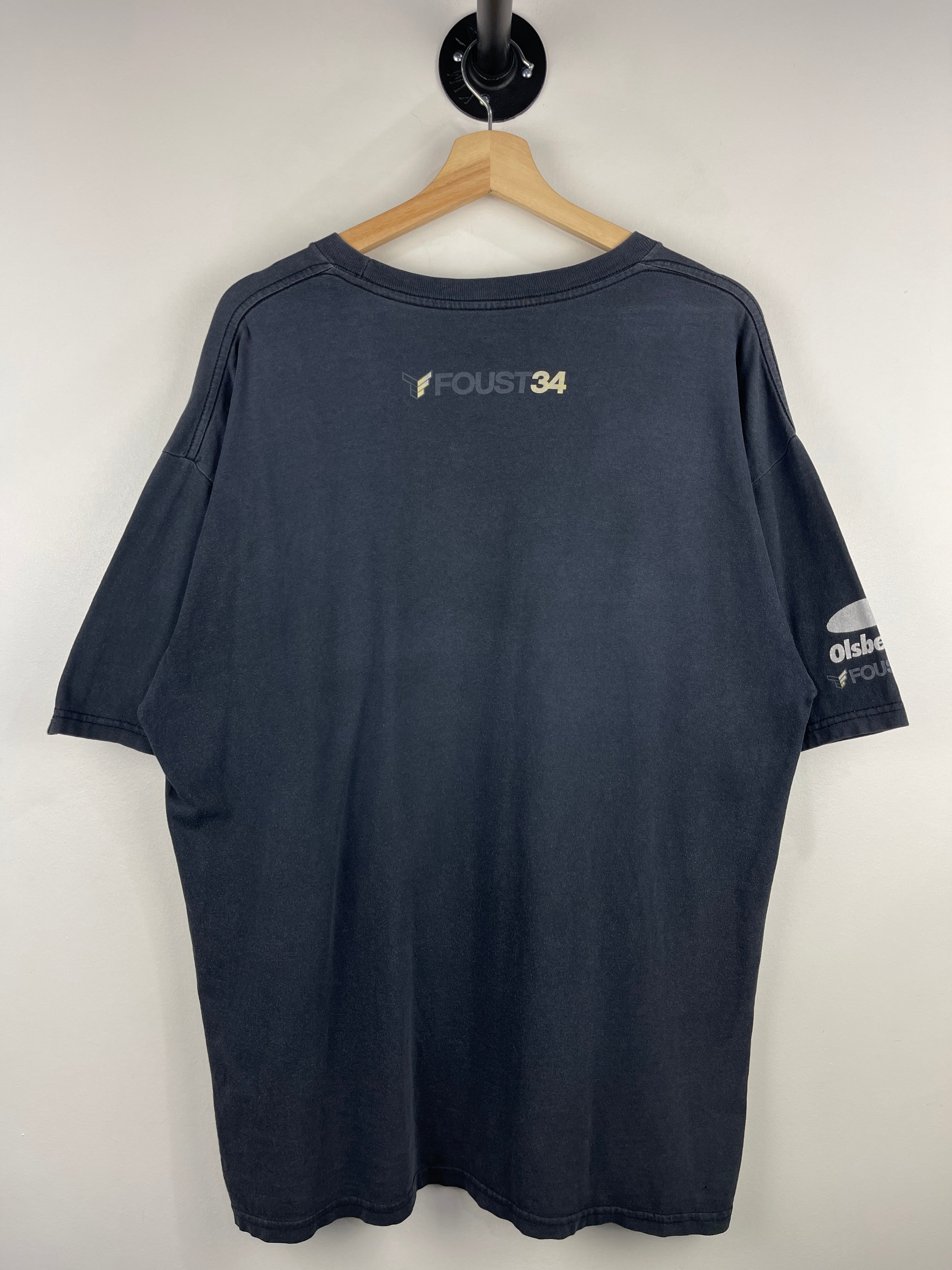 Vintage Etnies Skateboard Rockstar Energy Drink Black Tee