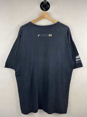 Vintage Etnies Skateboard Rockstar Energy Drink Black Tee