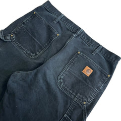 Vintage Carhartt Double Knee Faded Black Work Pants