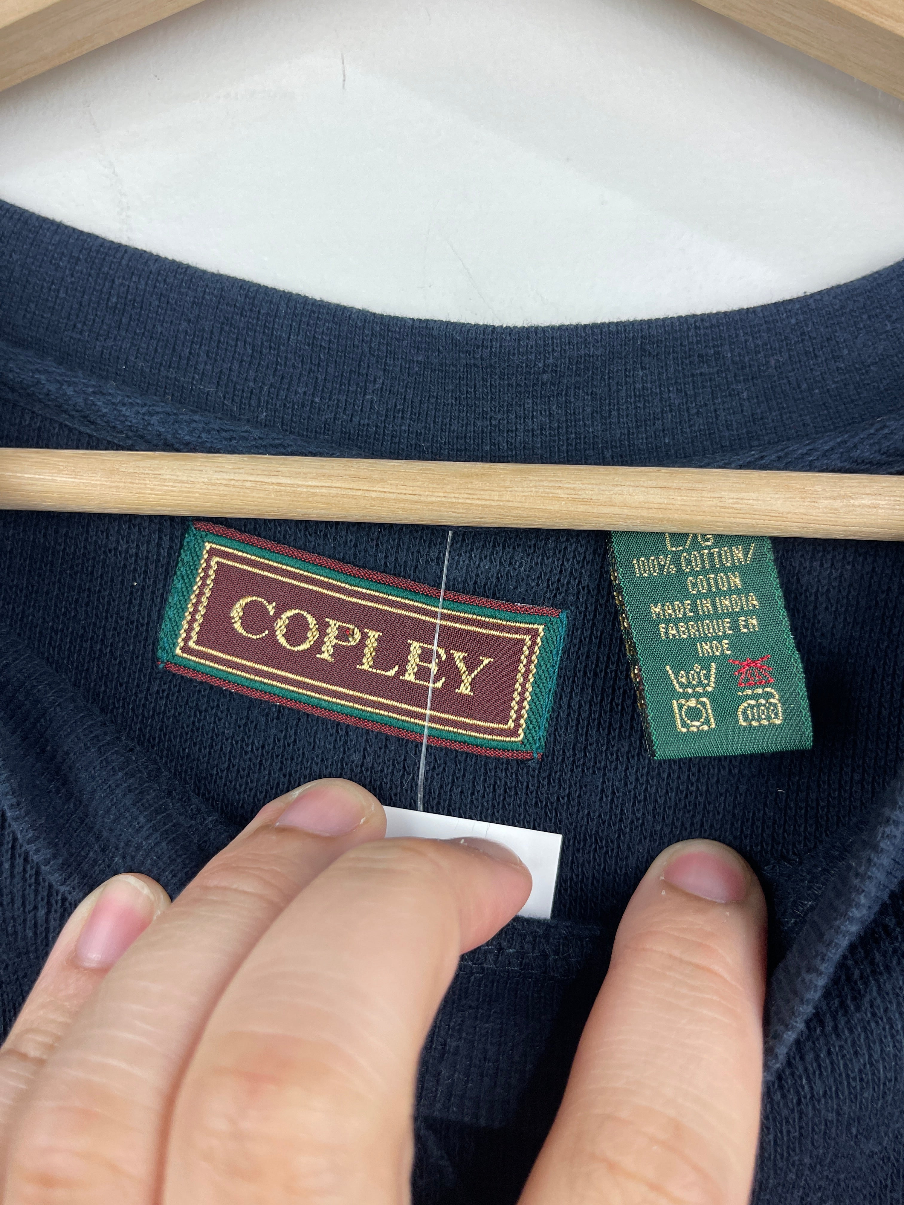Vintage Laurel Creek Golf Club Embroidered Navy Crewneck
