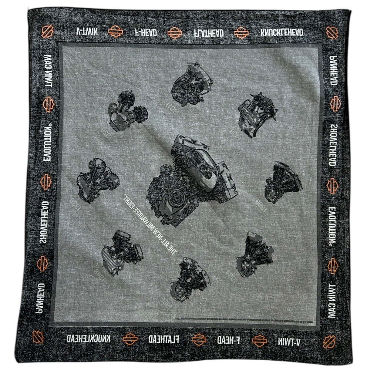 Vintage Harley Davidson The All New Milwaukee Eight Bandana