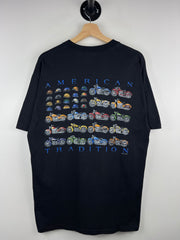 Vintage American Tradition Motorcycle Black Tee