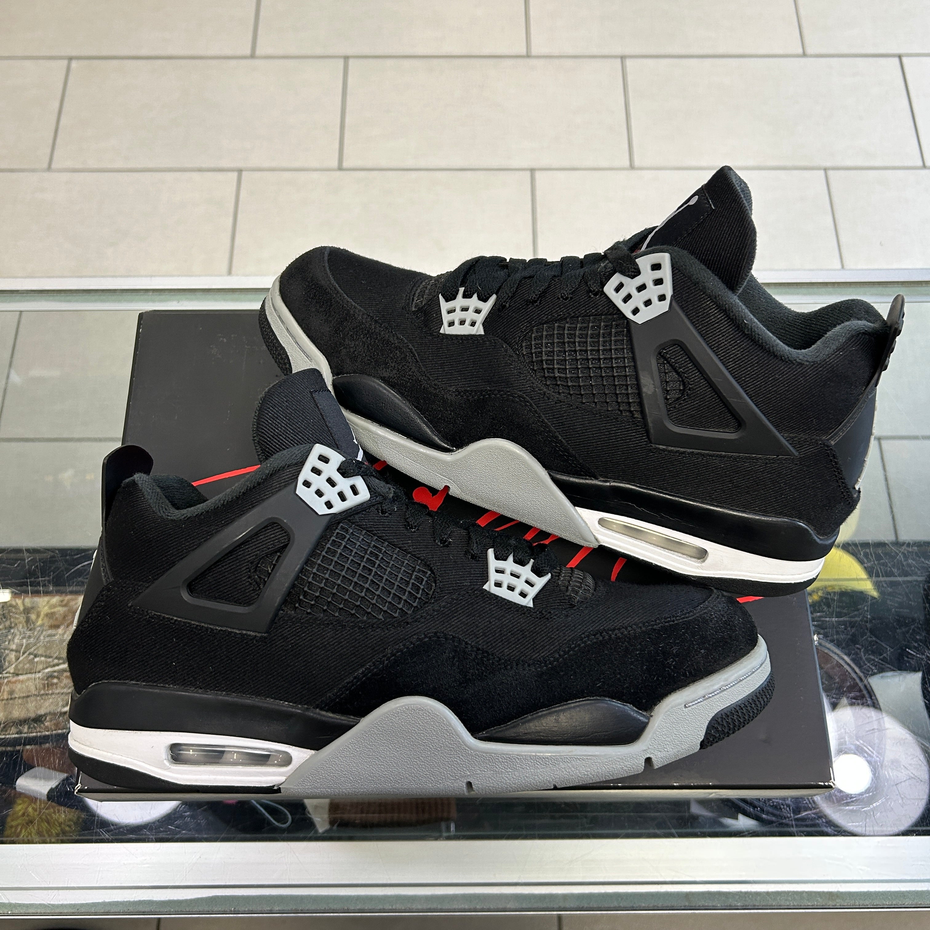 Jordan 4 Black Canvas