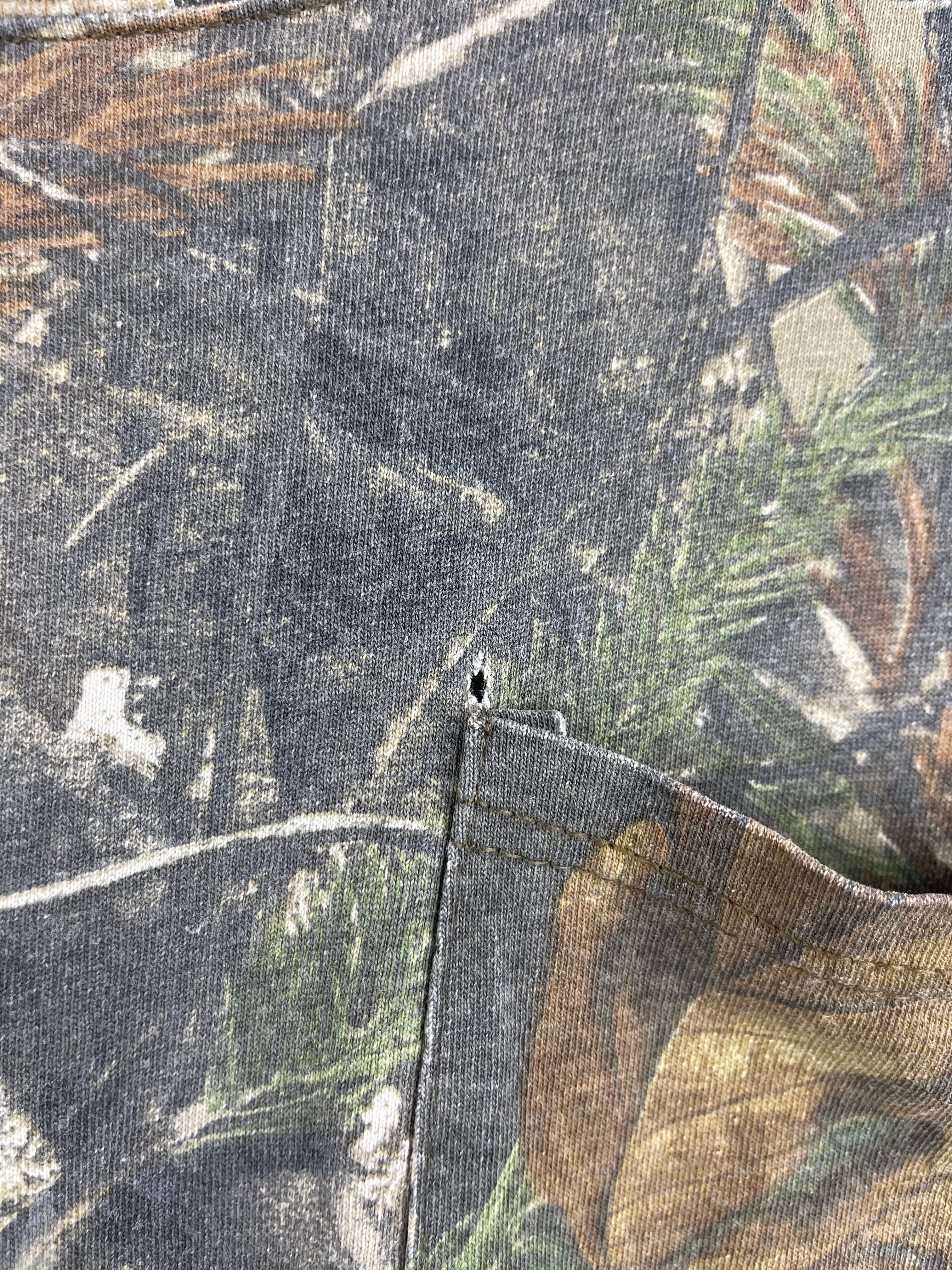 Vintage Jerzees Real Tree Camo Pocket Tee
