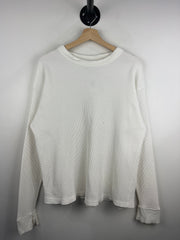 Vintage 90s Sun Wear White Thermal Long Sleeve