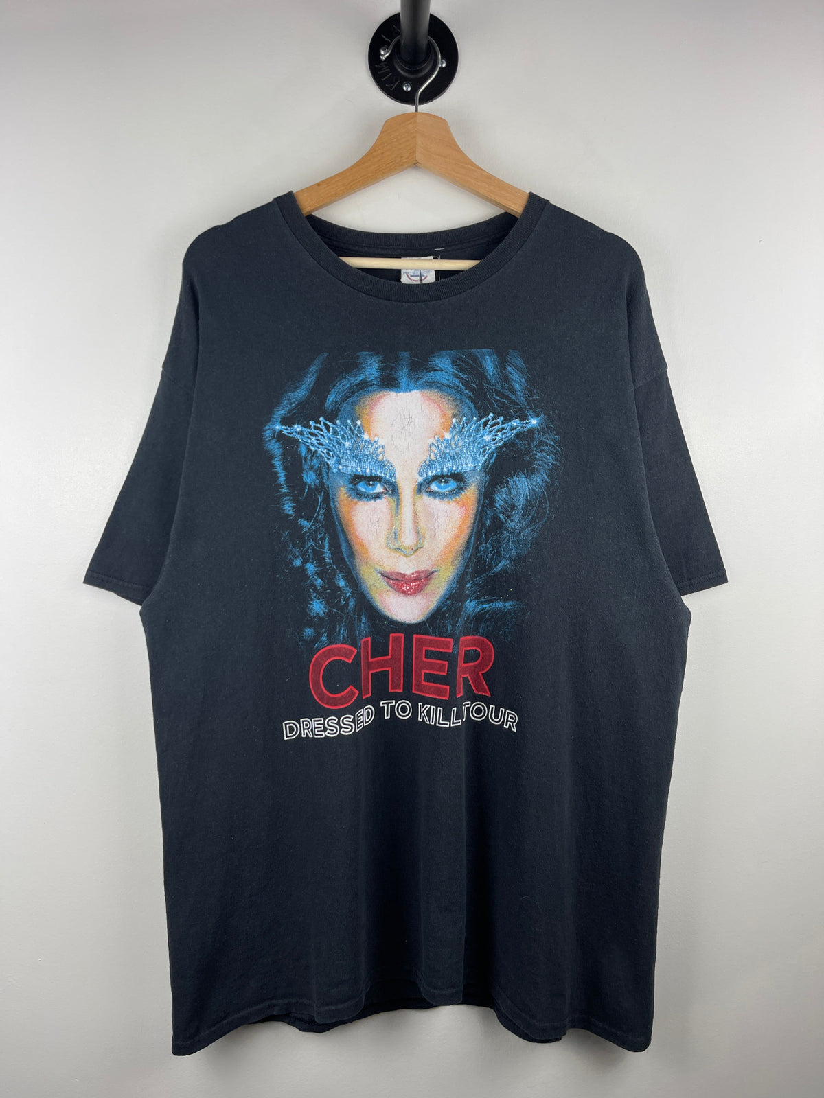 Vintage Cher Dressed To Kill Tour Black Tee