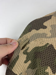 Vintage 90s Woodland Camo Thermal Henley Long Sleeve