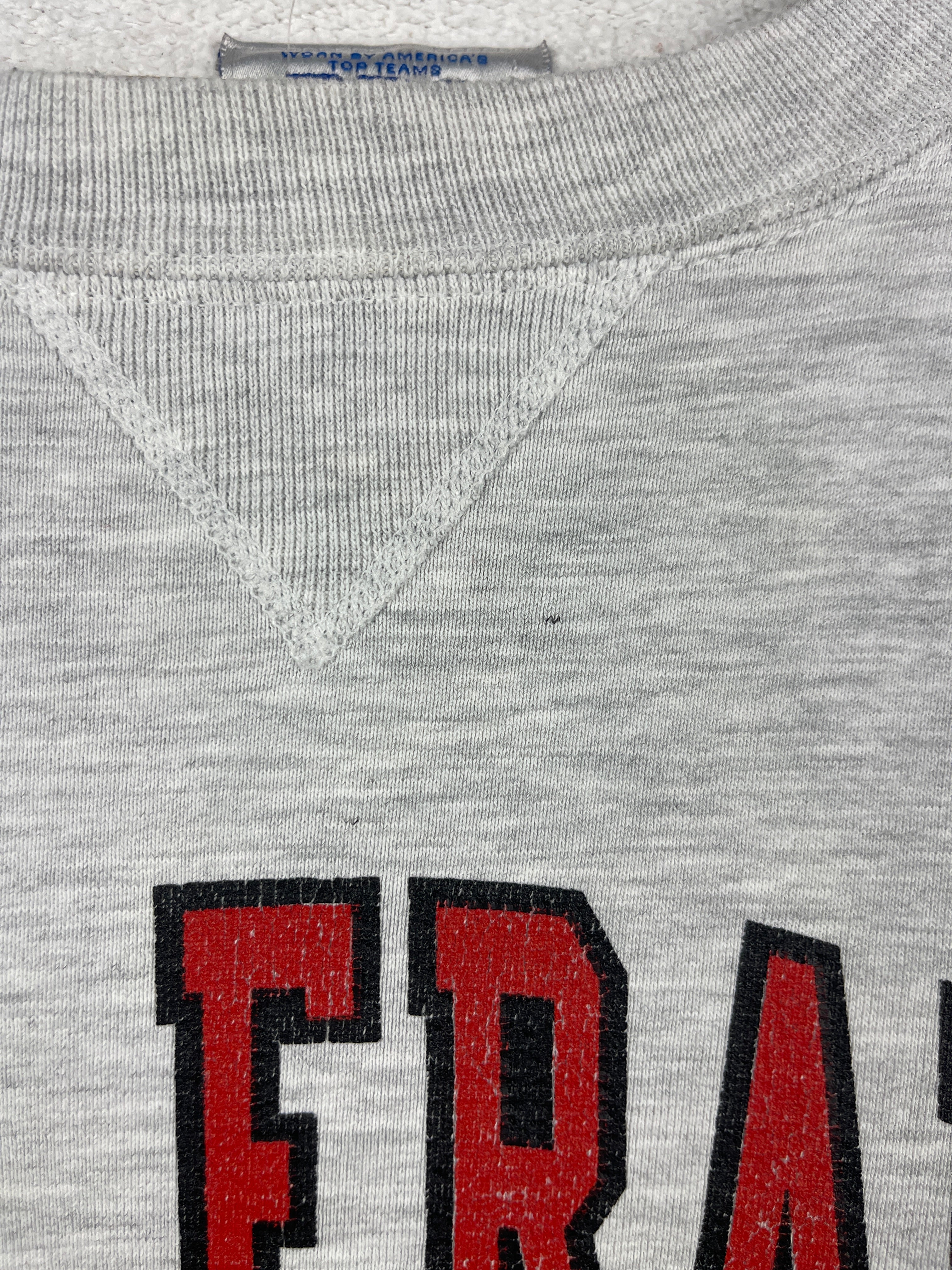Vintage 90s Russell Athletic Saint Francis College Grey Crewneck
