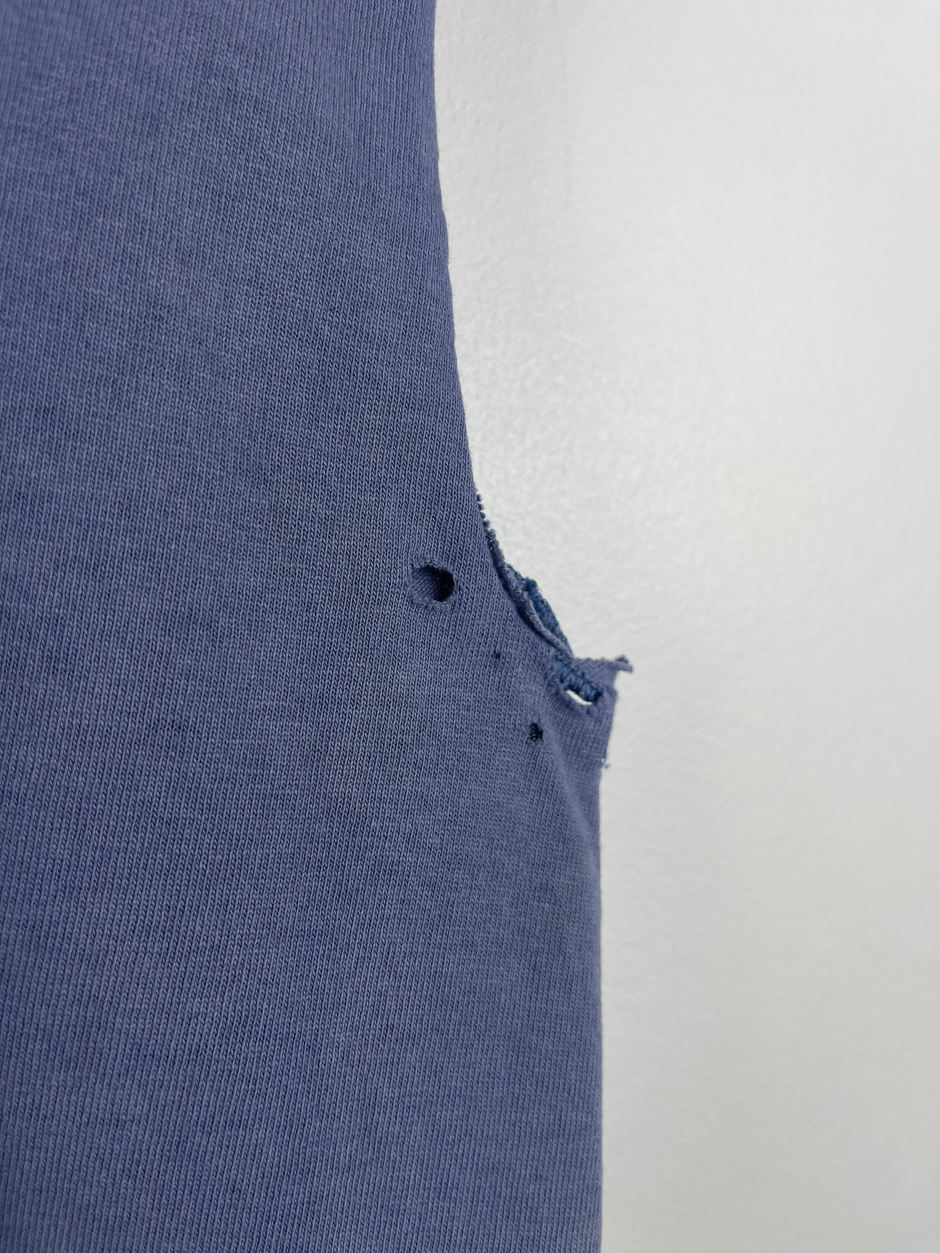 Vintage 90s Whitetails Unlimited Deer Faded Navy Cut Off Tank Top
