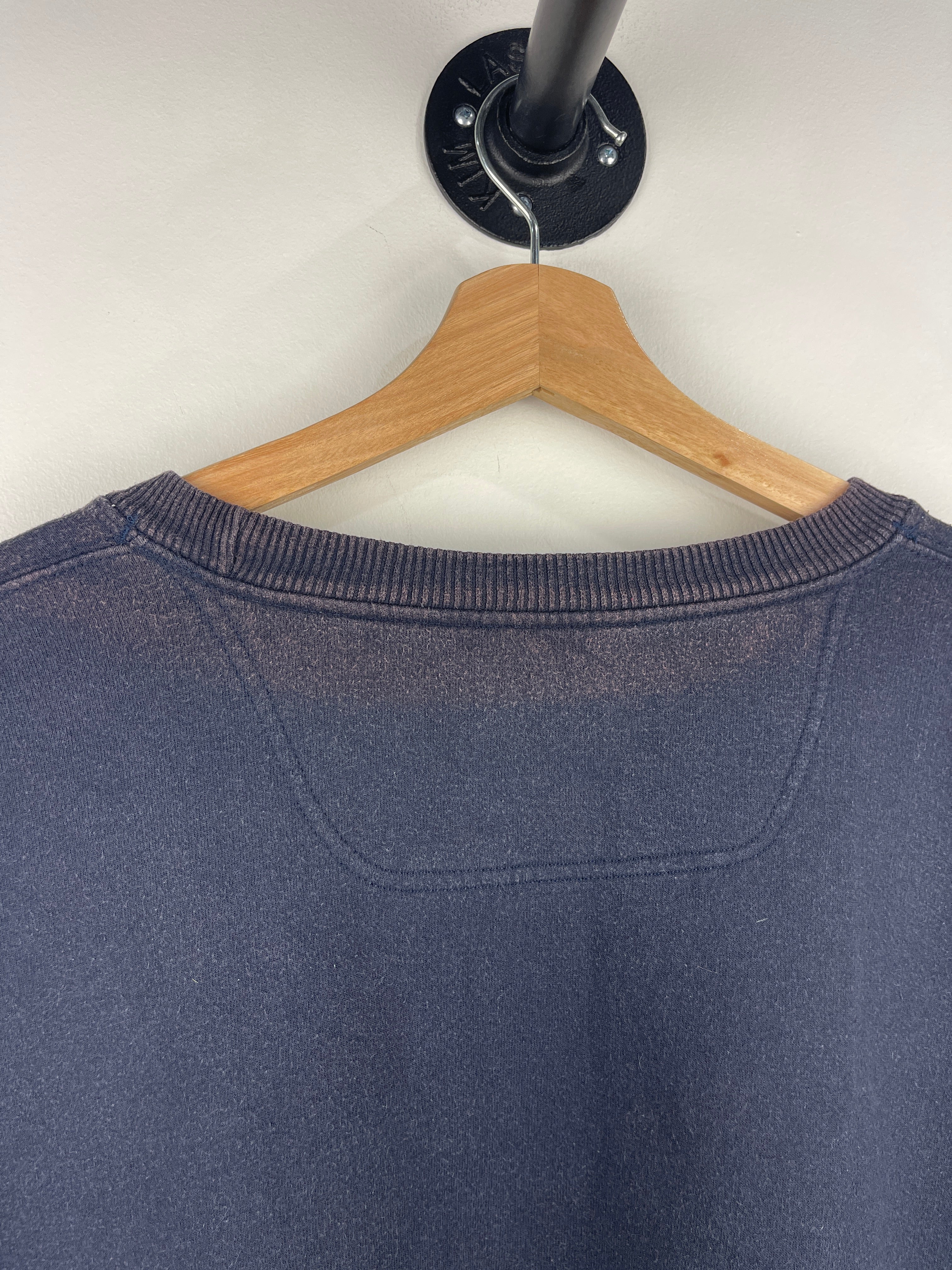 Vintage Champion Embroidered Navy Crewneck