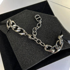 Dior Italic Chain Link Bracelet