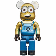 Bearbrick Minons Dave Chrome Version 1000%