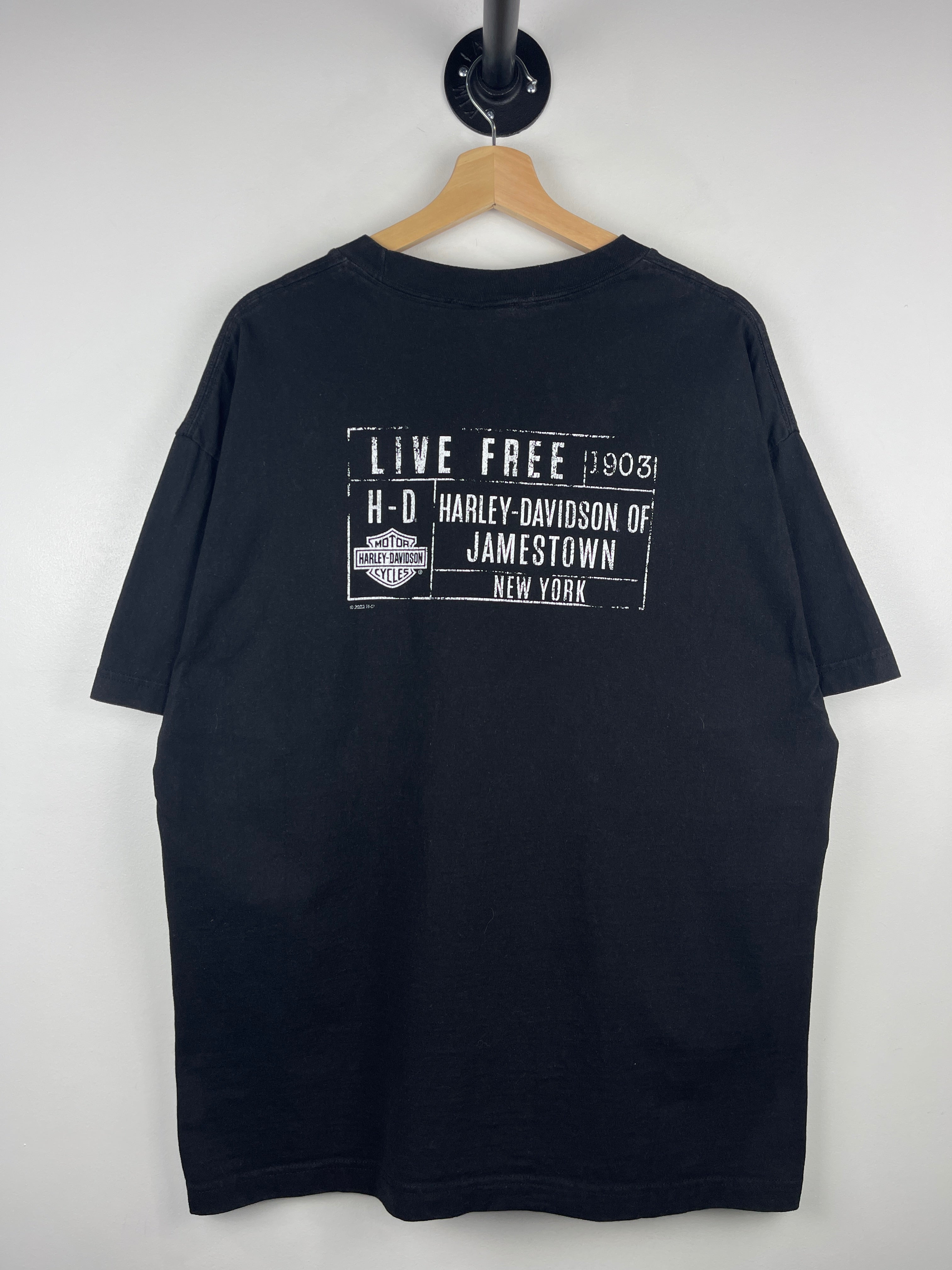 Vintage Harley Davidson New York Black Tee
