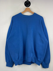 Vintage 90s Tultex Blank Blue Crewneck