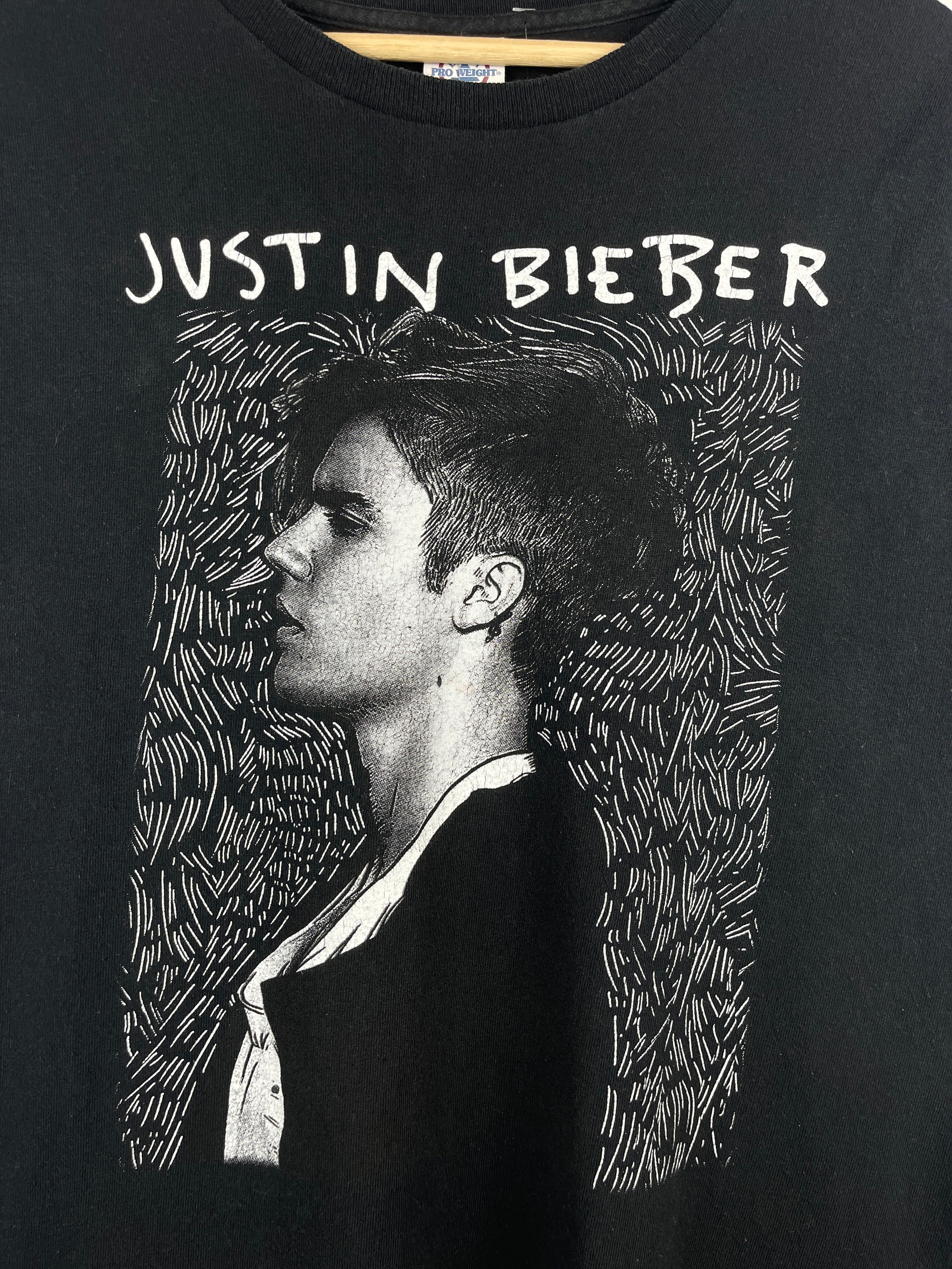 Vintage Justin Bieber Purpose Tour Black Tee