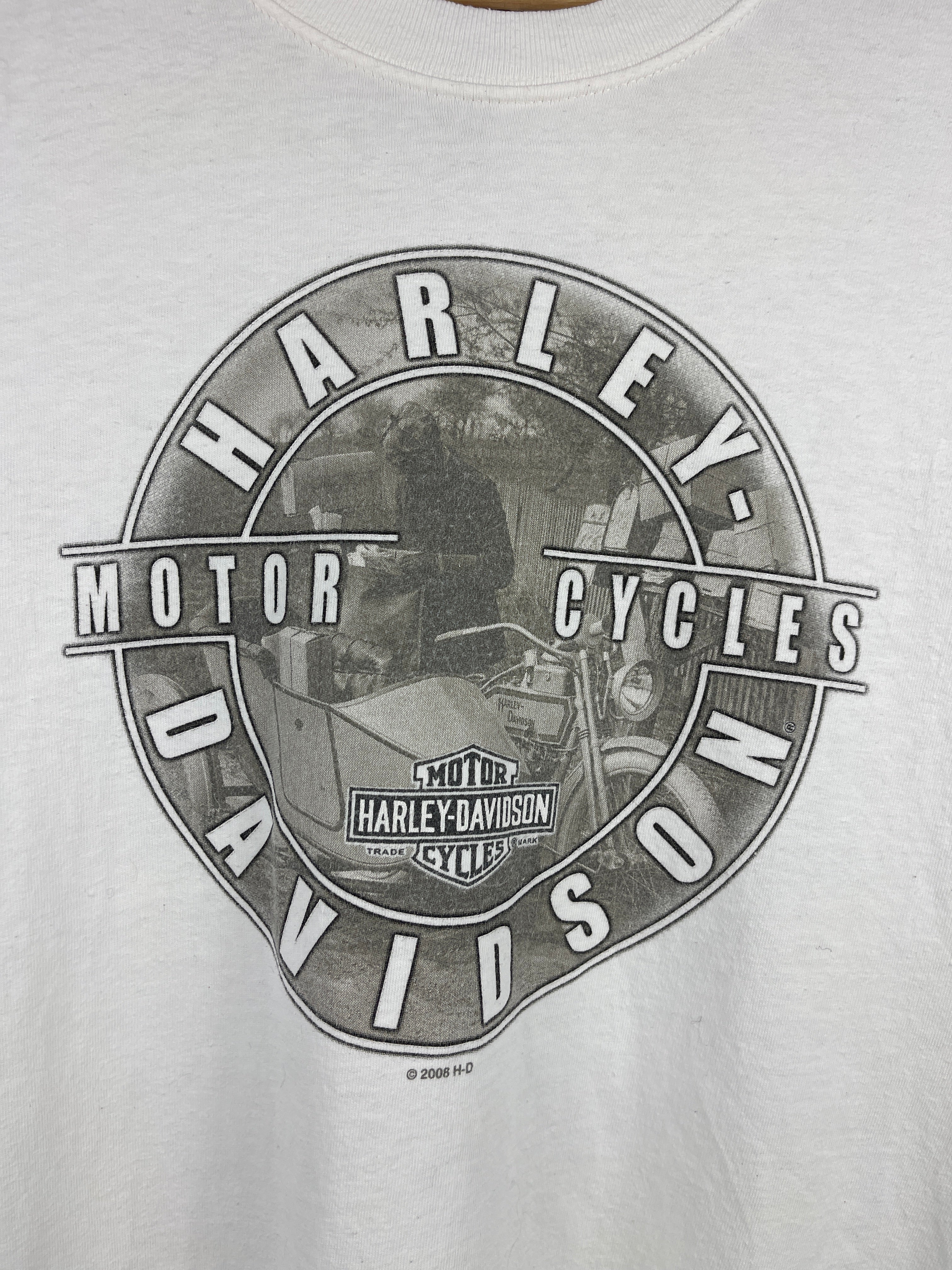 Vintage Harley Davidson Lexington Kentucky White Tee