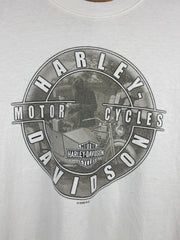 Vintage Harley Davidson Lexington Kentucky White Tee