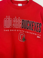 Vintage 90s Salem Ohio State University Buckeyes Red Crewneck