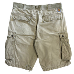 Vintage Carhartt Thrashed Light Brown Cargo Shorts