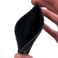 Valentino Black Leather Card Holder