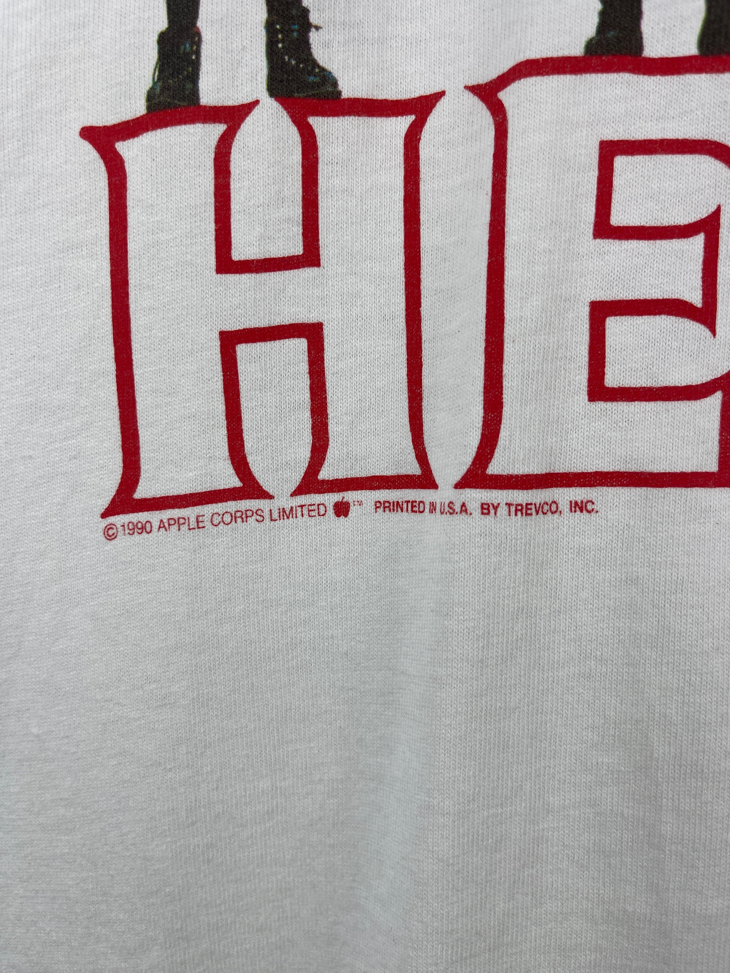 Vintage 90s The Beatles Help! I Need Somebody White Tee