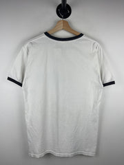 Vintage I Bet Gambling Comedy White Ringer Tee