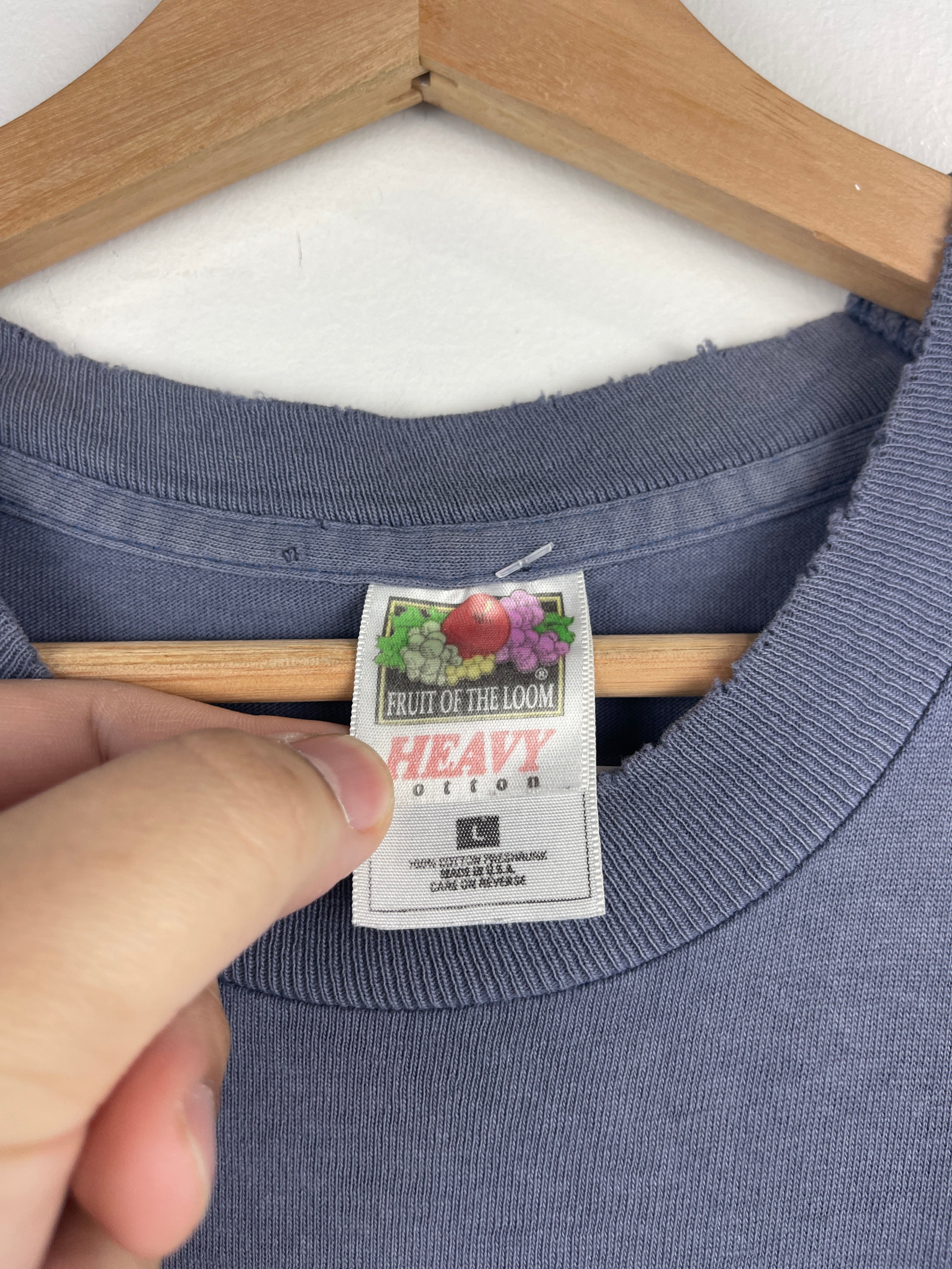 Vintage 90s Whitetails Unlimited Deer Faded Navy Cut Off Tank Top